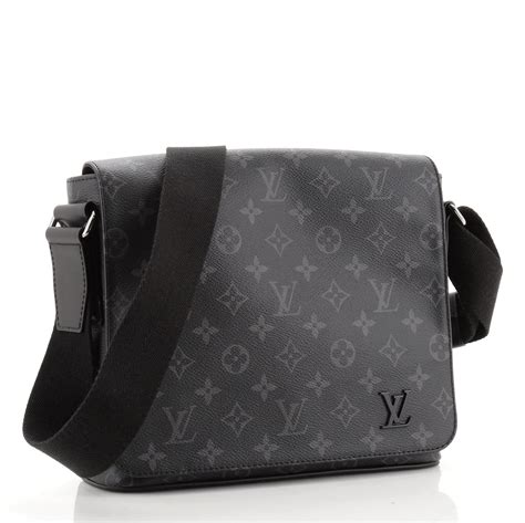 louis vuitton messenger bag black|Louis Vuitton checkered Messenger bag.